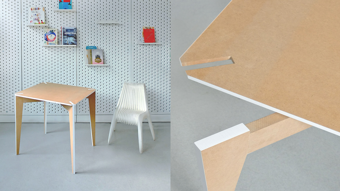 furniture industrial design  design table folding minimal interior design  Bosch