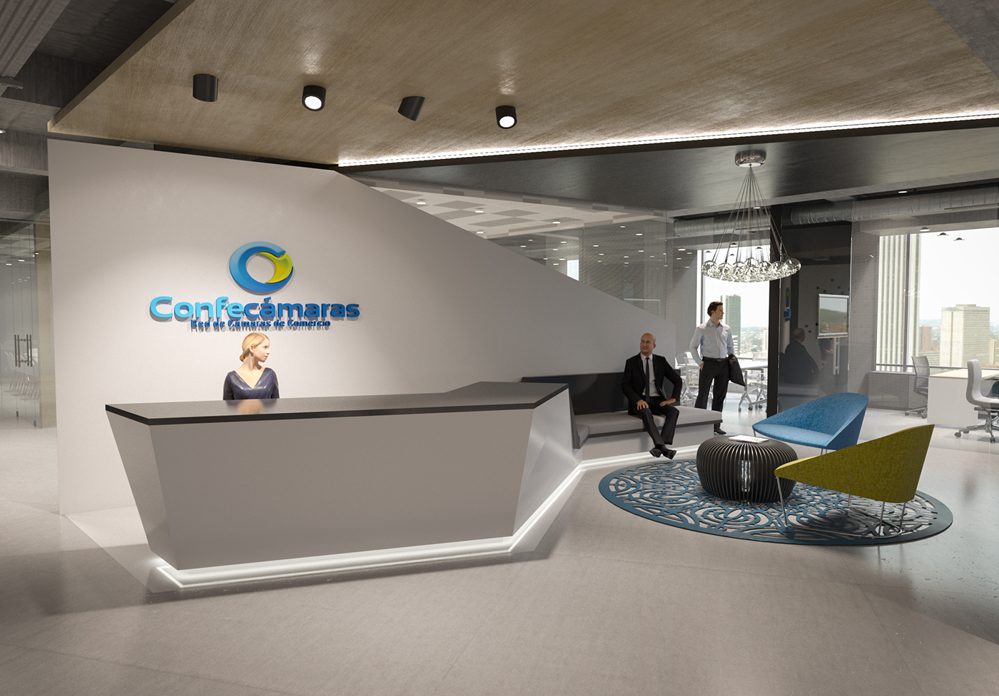 abinbev fedepalma confecamaras endava Thomson Reuters design contest Interior offices interior offices