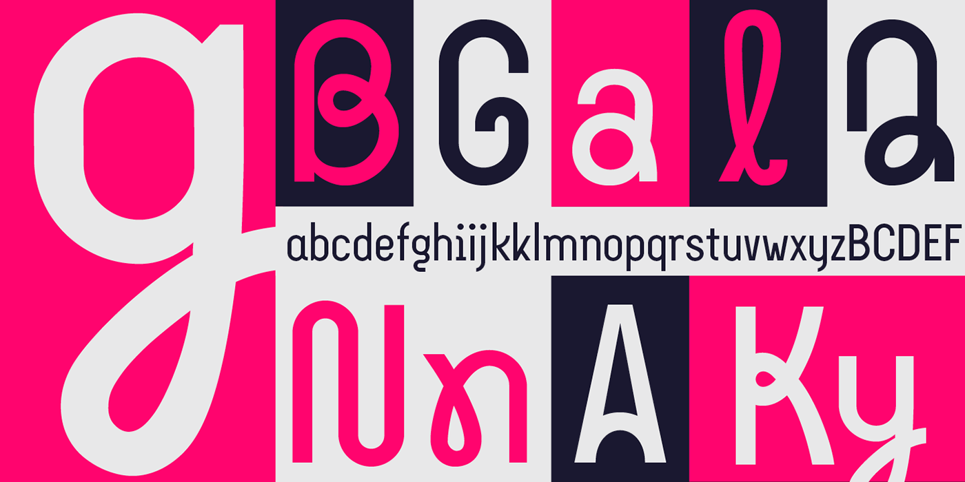 typography   type condensed neon bright geometric sans Script Display clean