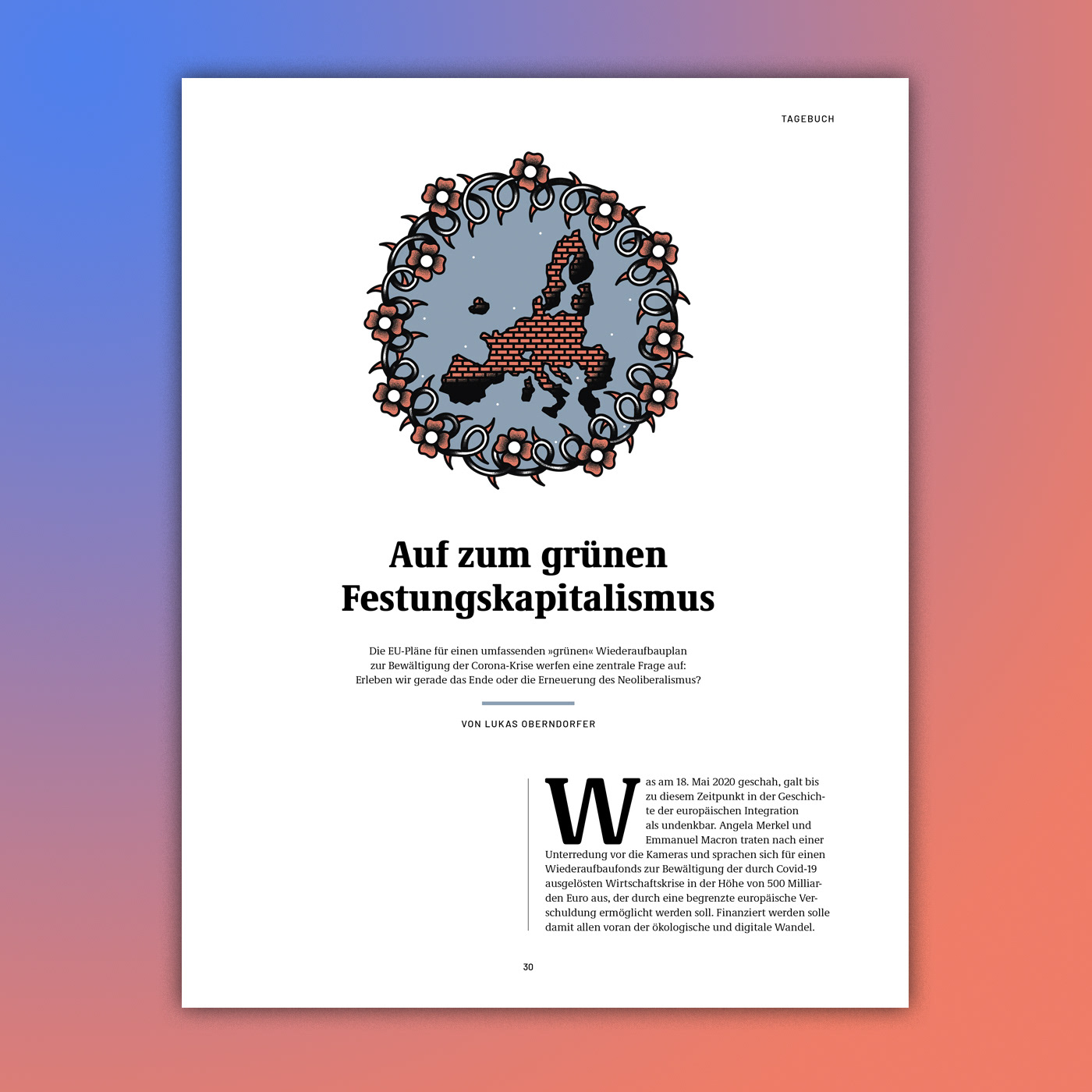 Editorial Illustration Gesellschaft hamburg ILLUSTRATION  Kleinstück magazin politik textur texture wien