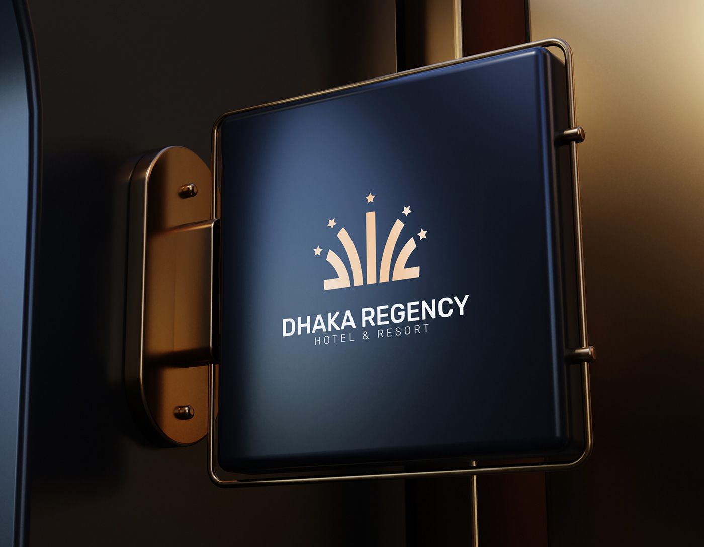 logo revamping hotel Booking resort UI/UX Design luxury aesthetic rebranding ILLUSTRATION 