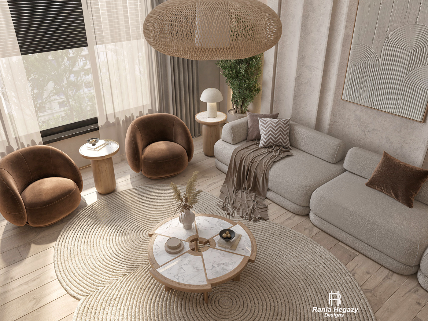 design interior design  Wabi Sabi 3d modeling decor تصميم داخلي  ديكور living room غرفة معيشة home