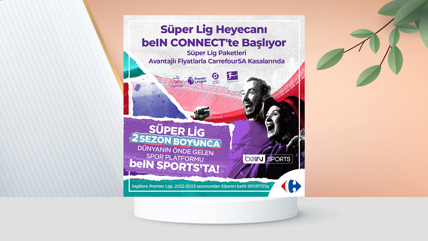 banner Beşiktaş Carrefour Digiturk Fenerbahçe Instagram Post Social Media Design Social media post