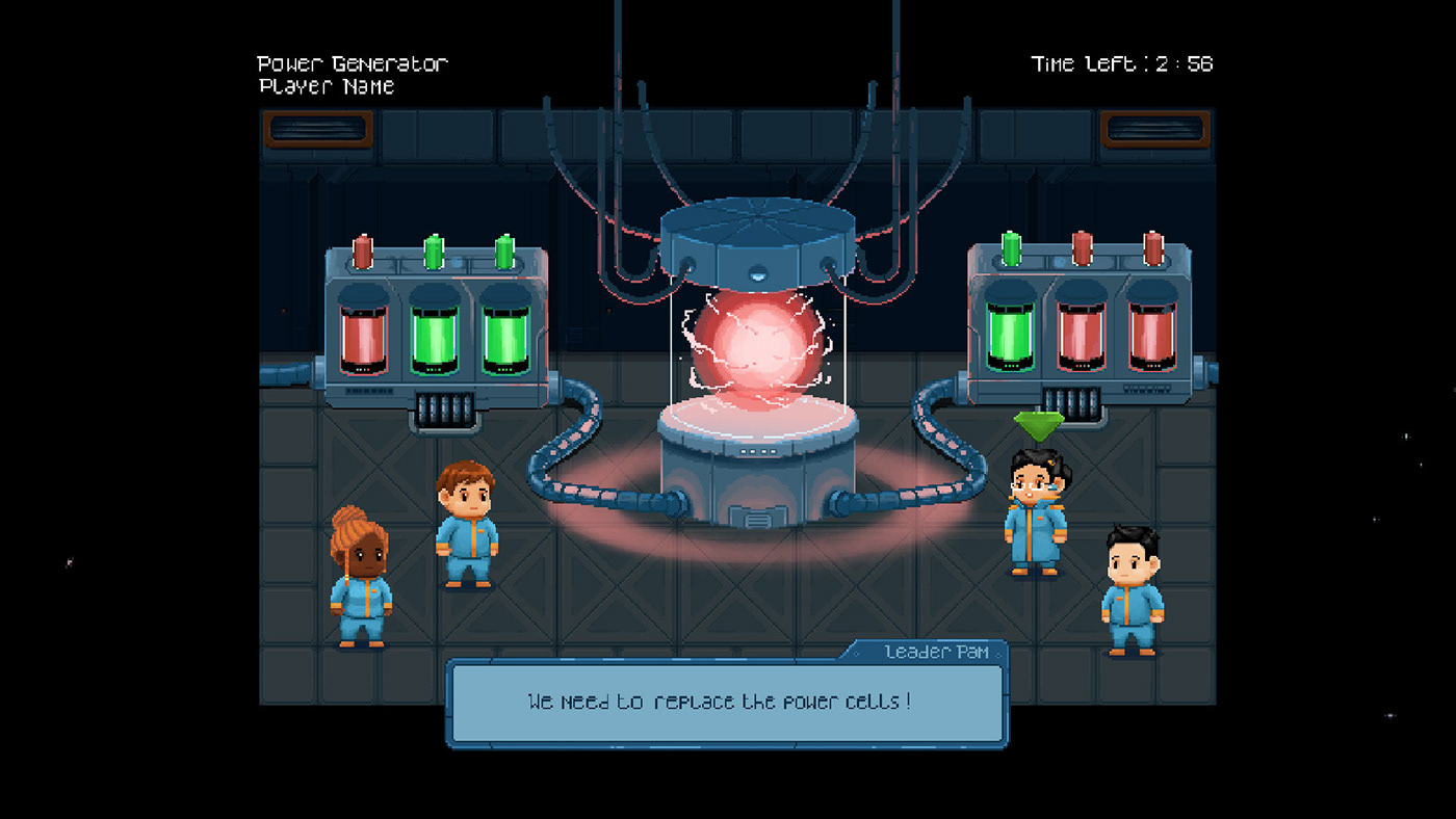 spaceship survival apocalypse visualization pixelart game Digital Art  concept visual experimental