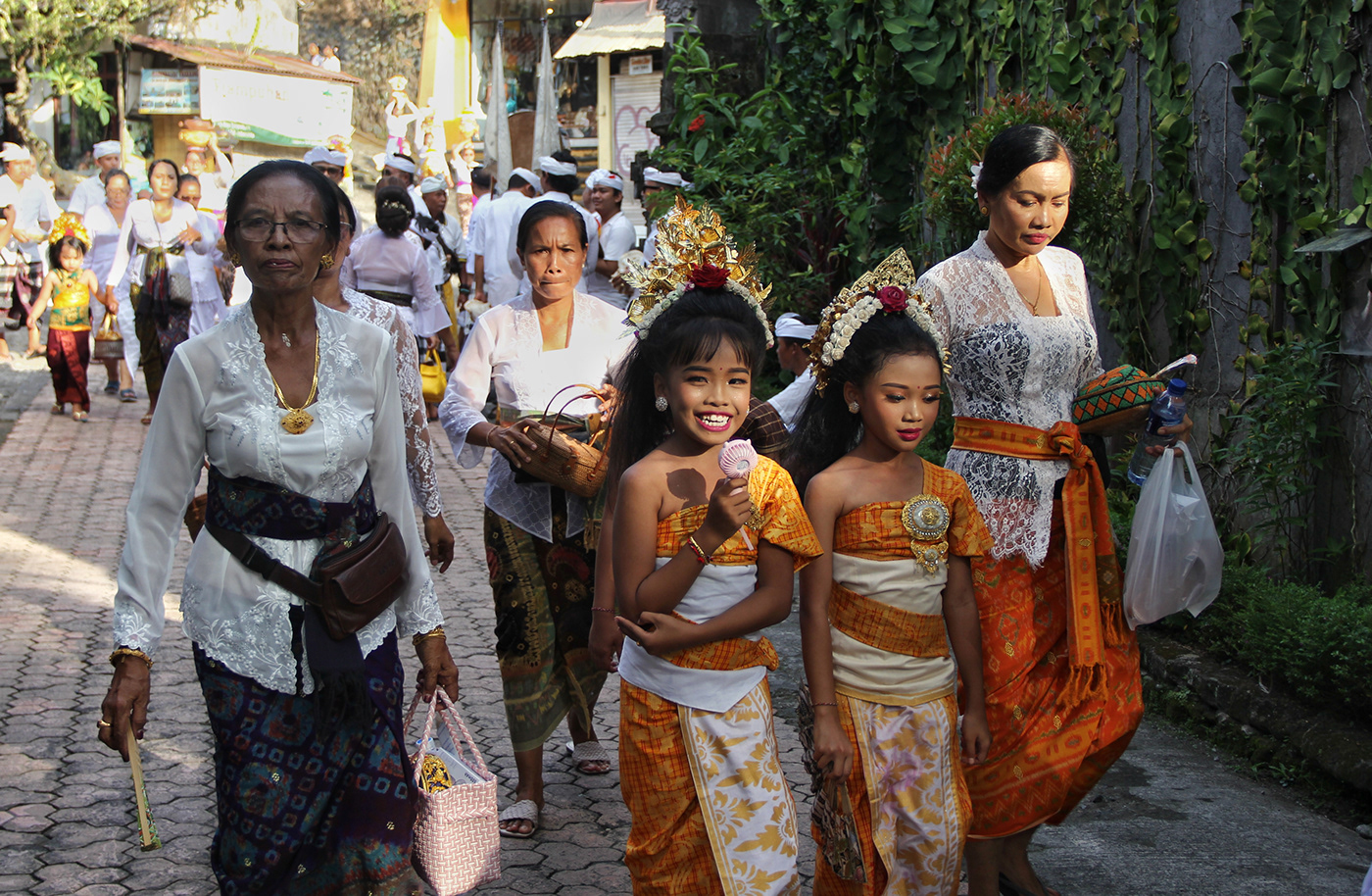 bali indonesia people purification rituel
