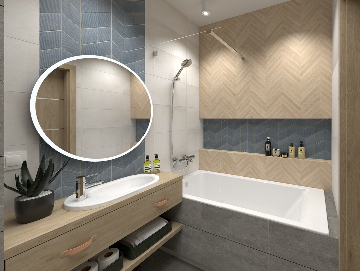 modern bathroom grey kitchen green bedroom ikea herringbone pattern