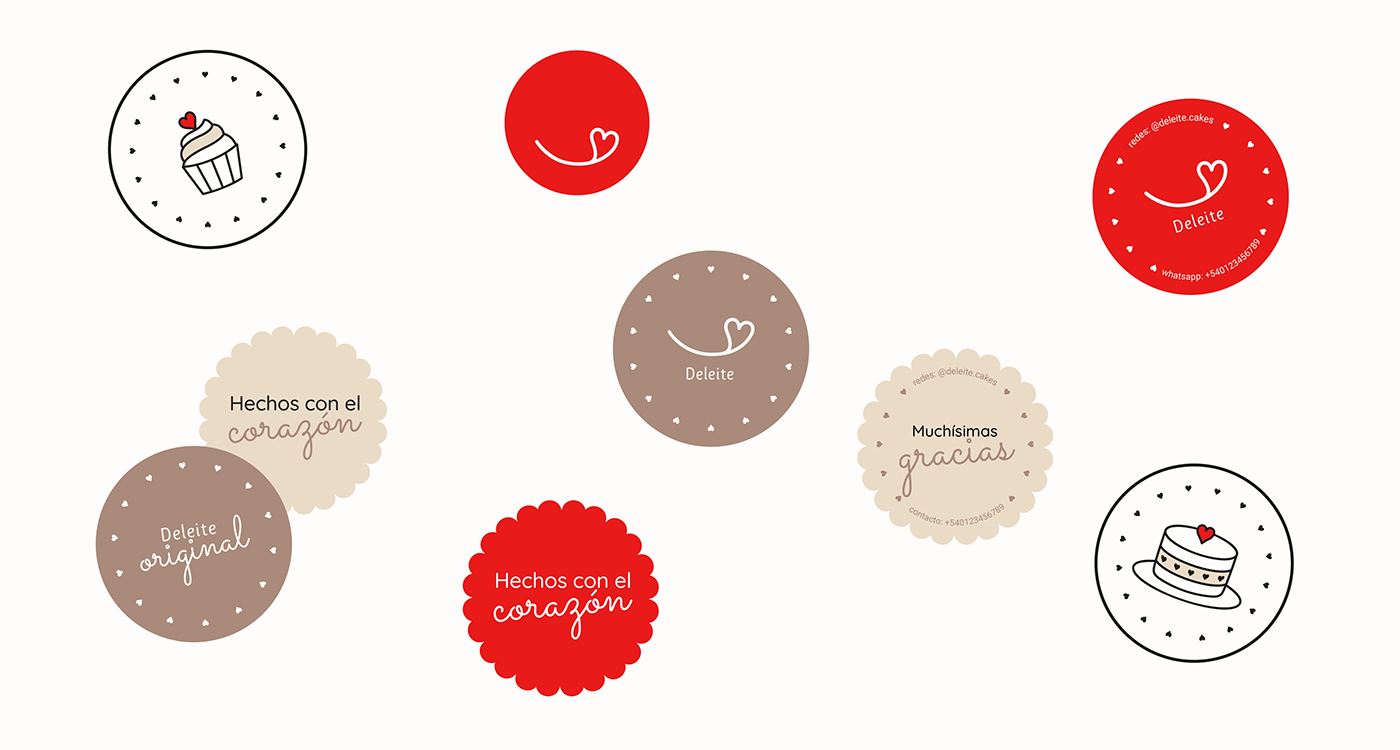 bakery brand identity branding  logo marca social media sweet Brand Design cake Packaging