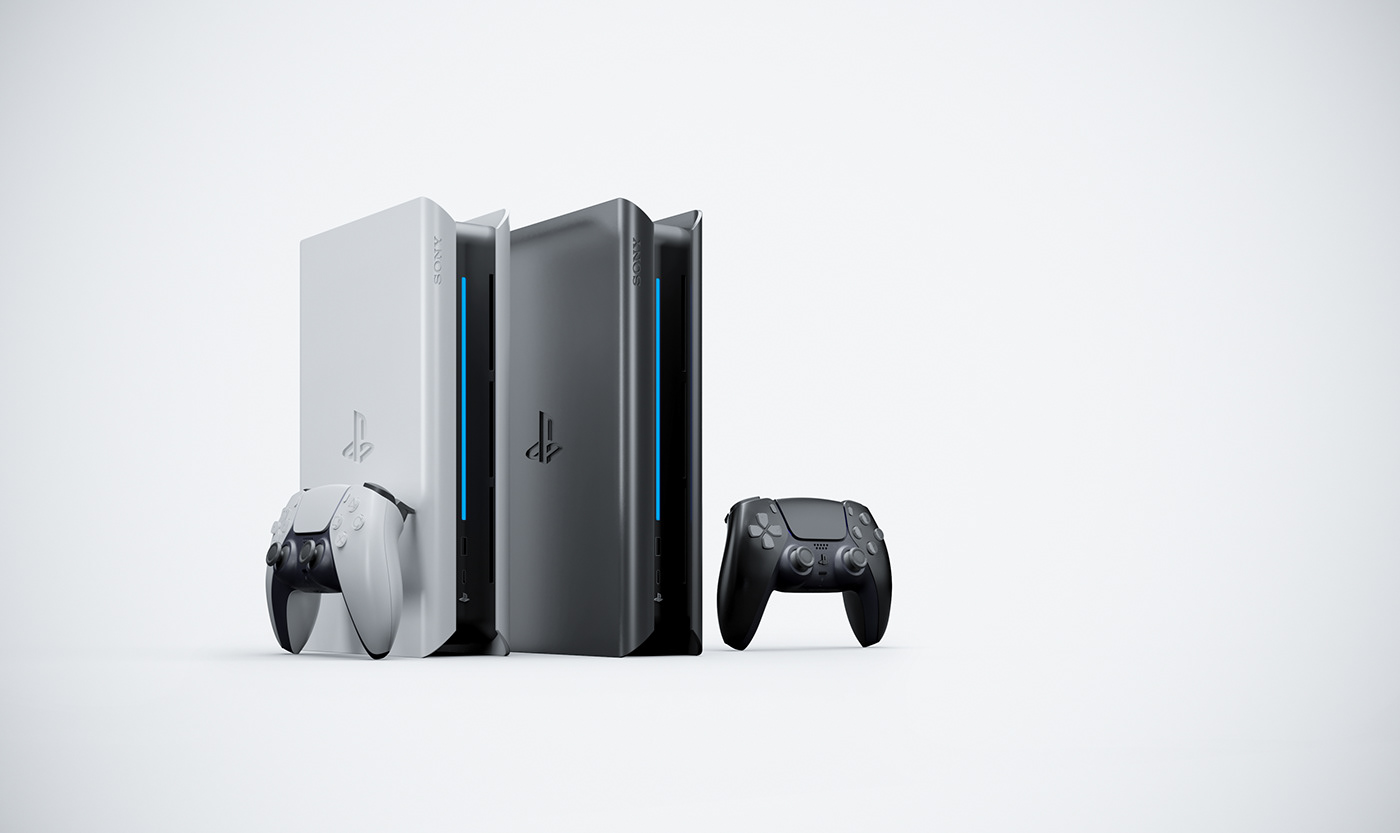 concept design industrial design  playstation Ps4 ps5 Sony