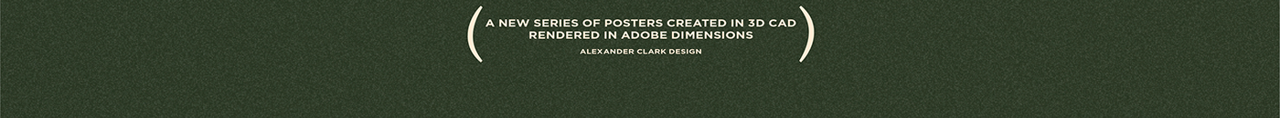 3D CAD 3d render 3d design Adobe Dimensions dimensions 3d Poster carousel art direction  3d art 3D