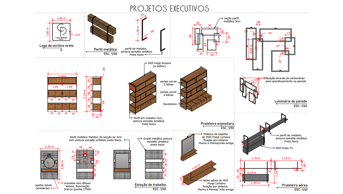 arquitectura ARQUITETURA design diagramação Layout mobiliario Portifólio projeto executivo Projetos SketchUP