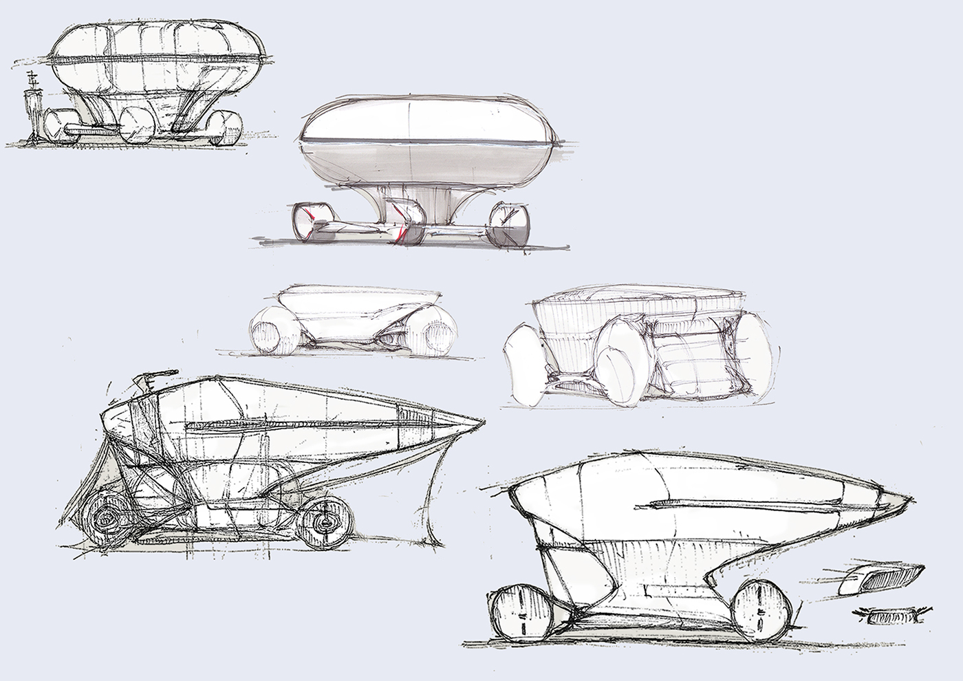 Space  Automotive design blue sky concept final project industrial design  Transport design pop up