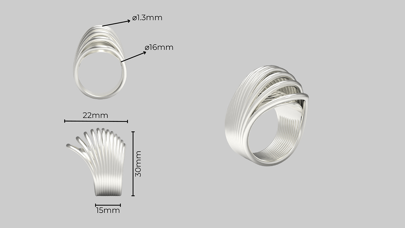 anillos jewelry silver Jewelry Design  3D