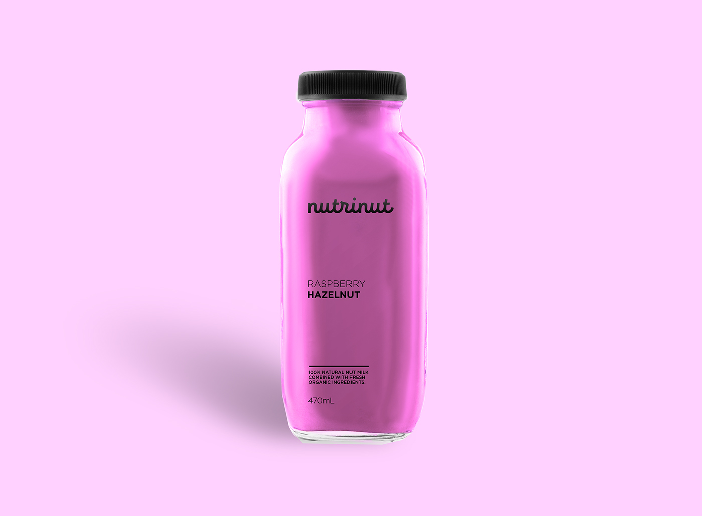 smoothie nut milk mylk Fruit drink modern clean milk shake bottle app UI ux Web design flat