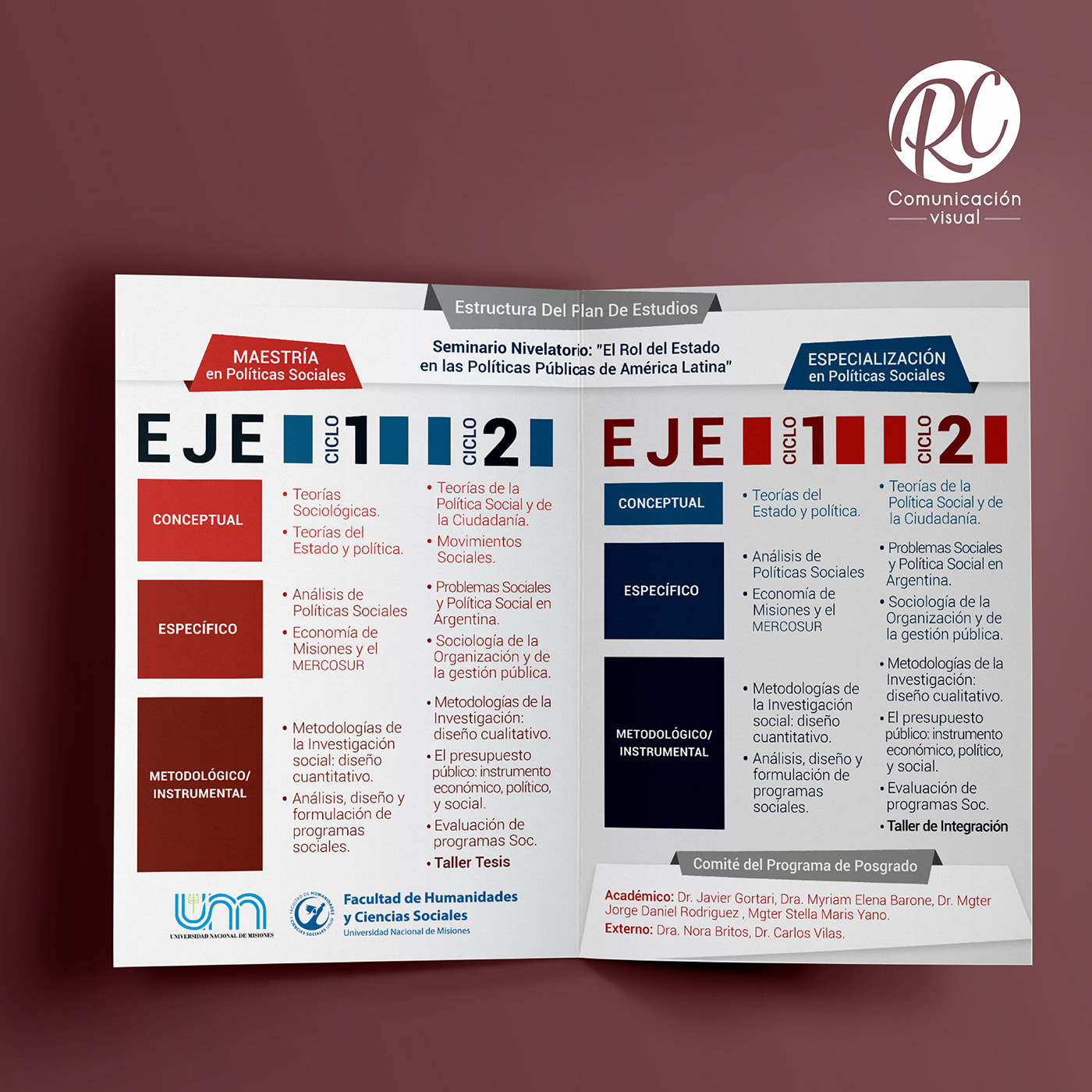 diptico diseño gráfico Education flyer folleto graphic design  señalador