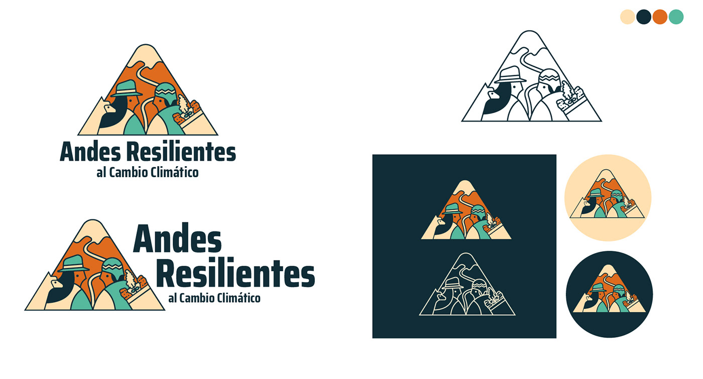 Andes cambio climatico climate change logo RESILIENCIA South America