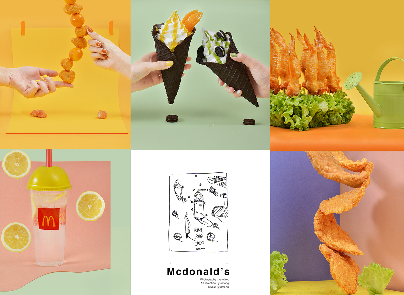 McDonald’s food design Food  snack