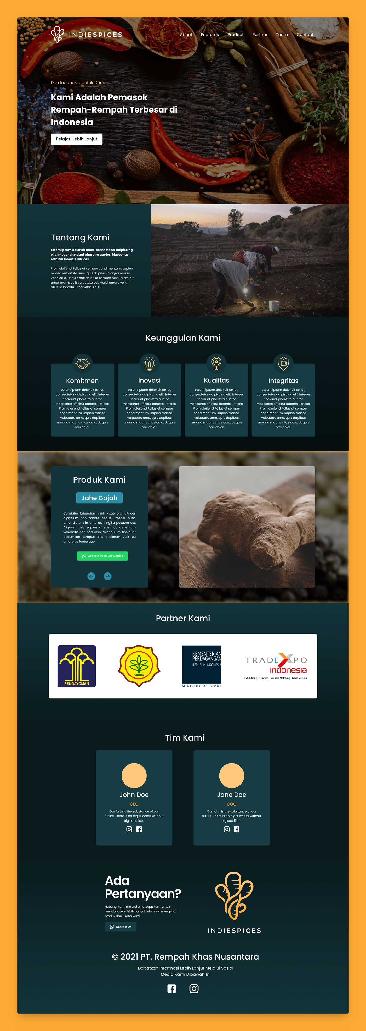 Foods frontend indiespices rafly maulana spices uiux