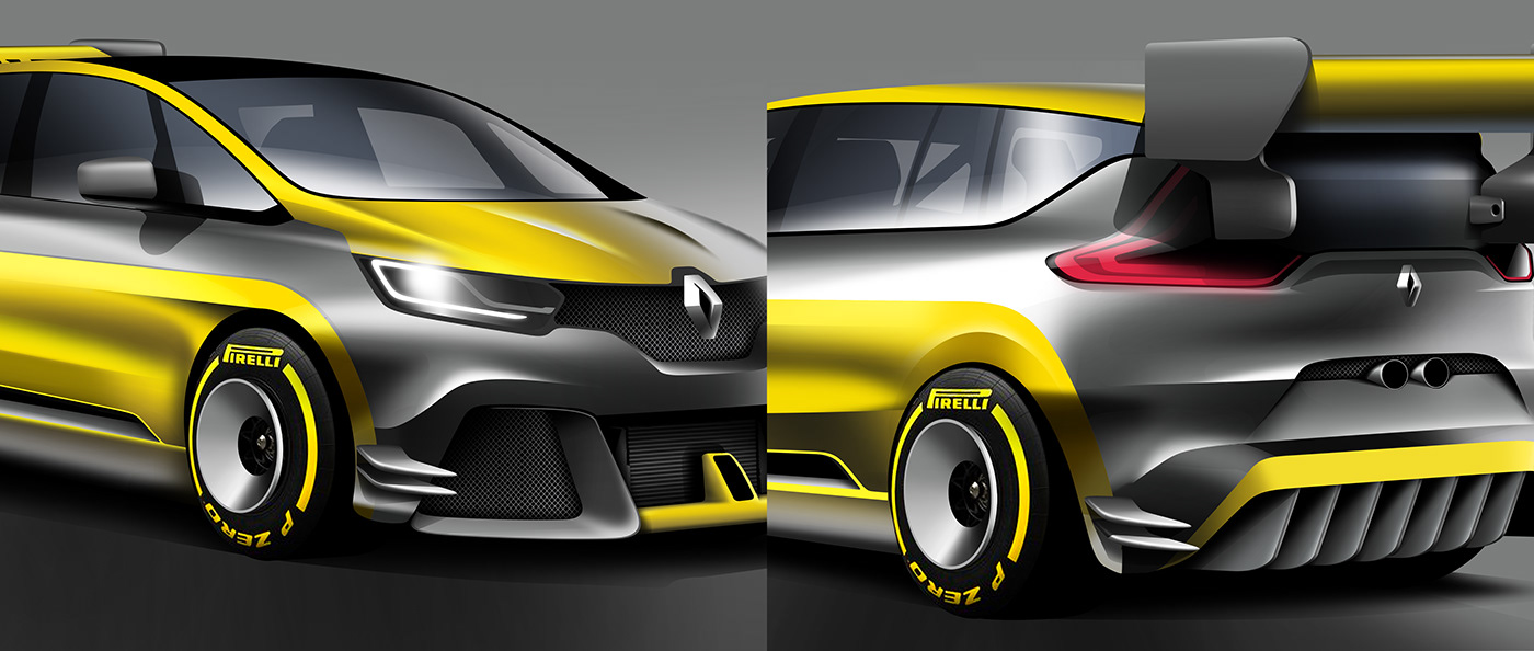 renault f1 formula one car design Automotive design Renault F1 car sketch Racing car rendering Renaultsport