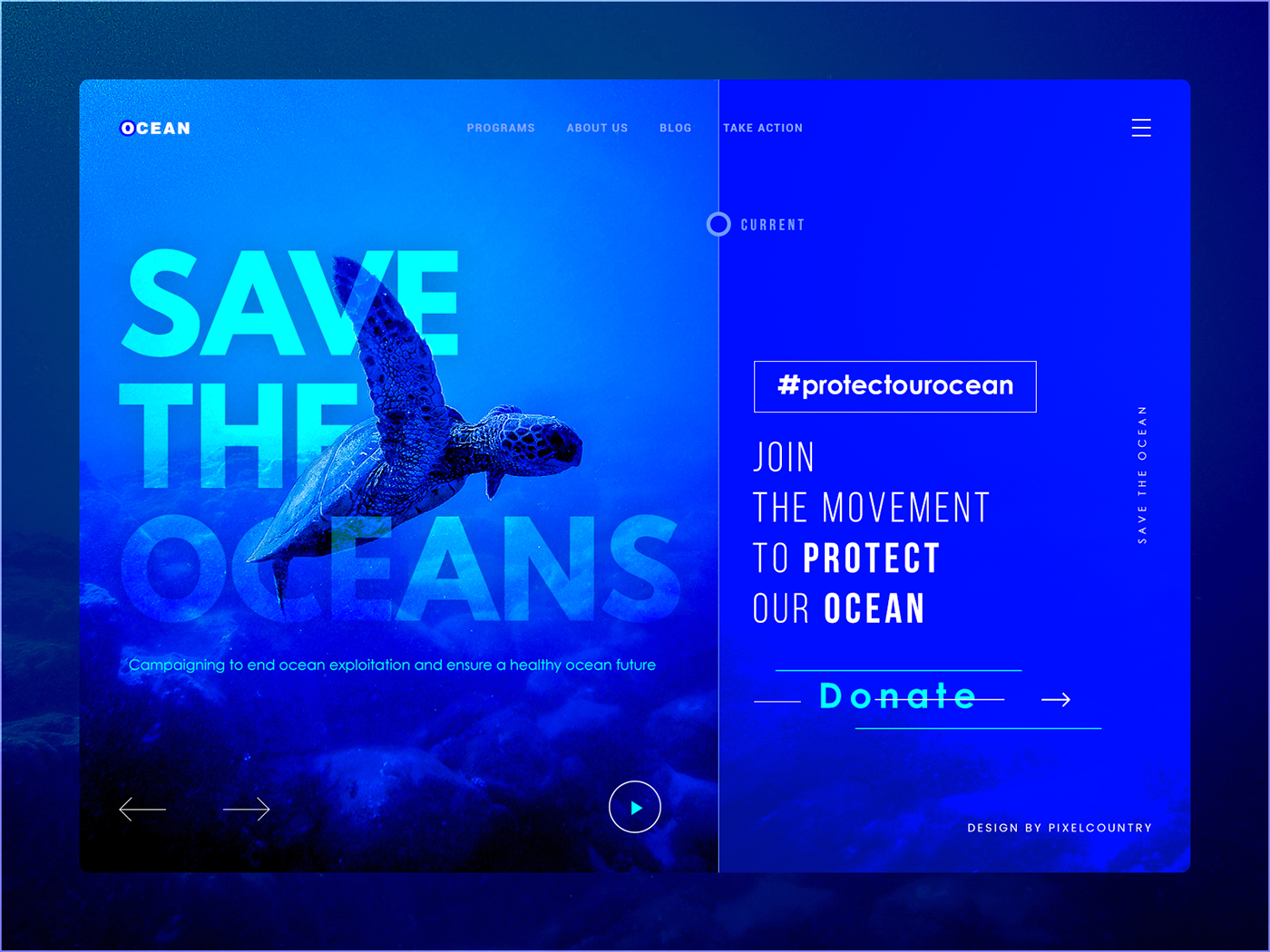 Oceanswebsite uxui uidesign UserInterface Website websitedesign design best clear modern