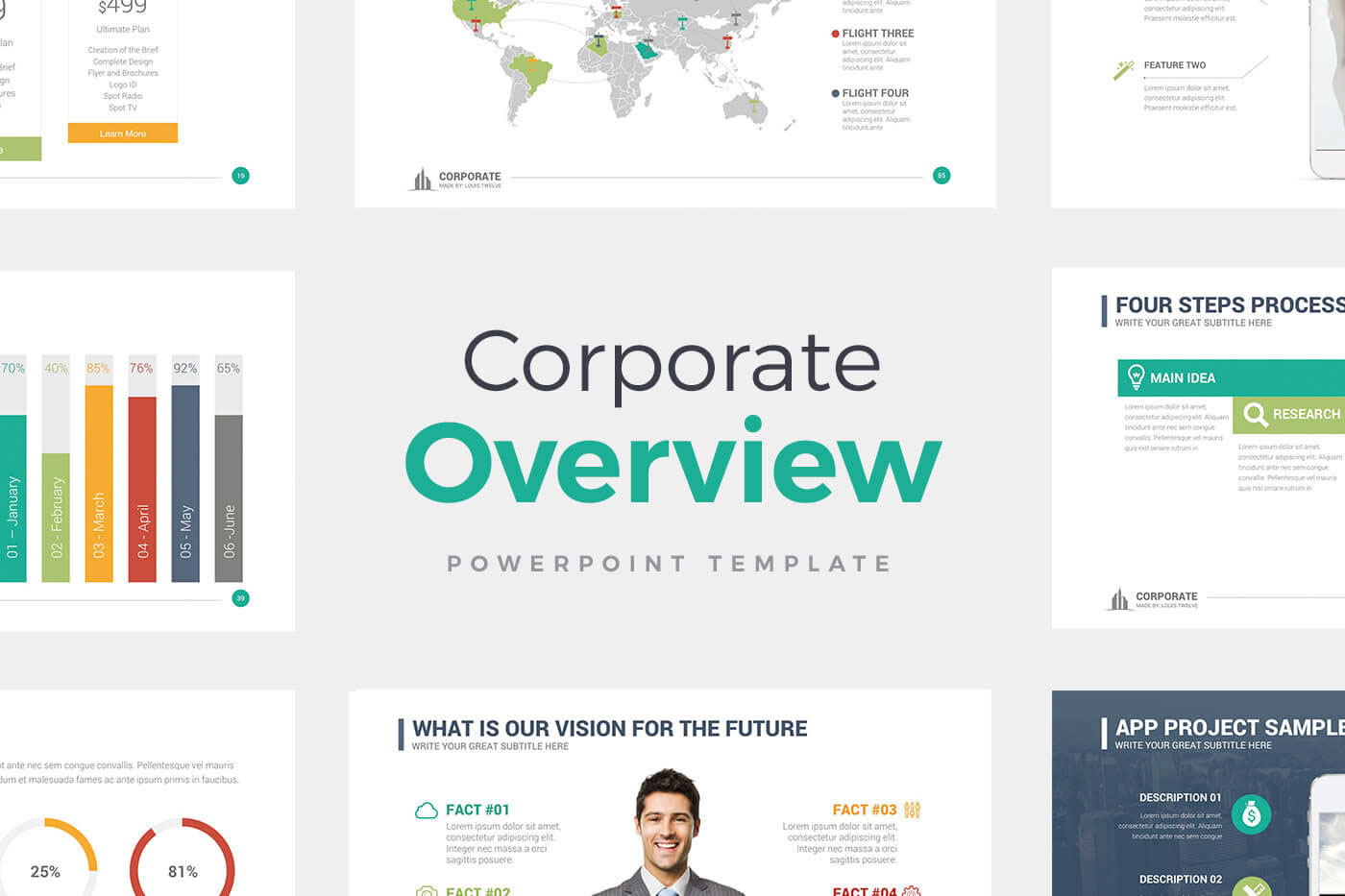 Infographics Templates - PowerPoint Templates - Keynote Themes - Google Slides