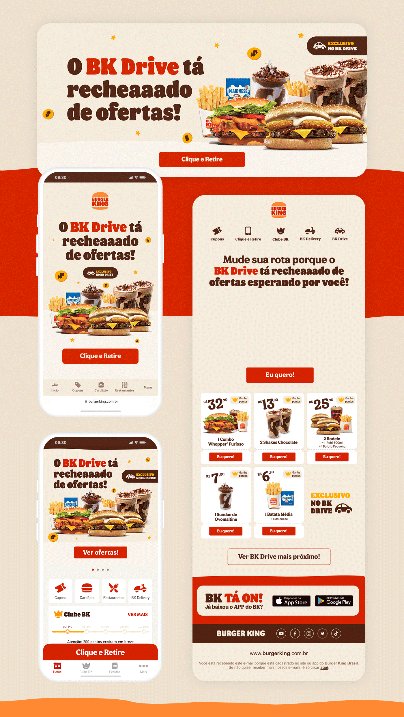 Advertising  app banner design Email hamburguer Ilustração páscoa site social media