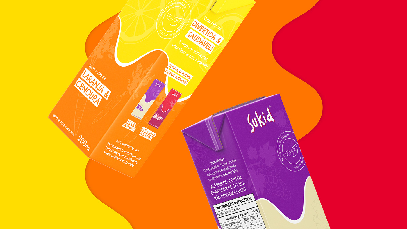 embalagem fruit juice juice Organic Juice Packaging suco fruta graphic design  brand identity visual identity identity
