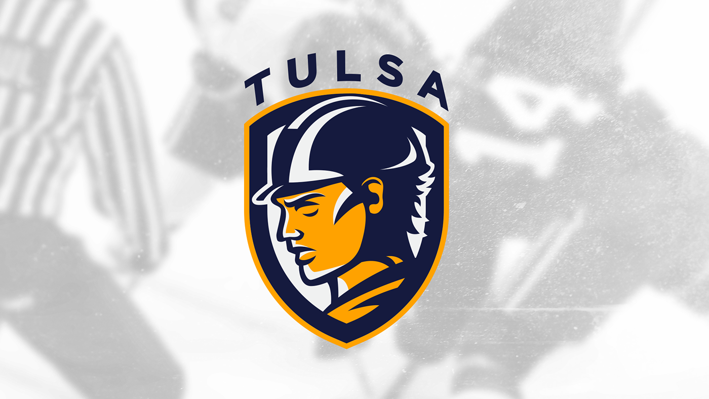 Rebrand concept hockey ECHL st. louis blues logo sports oilers tulsa