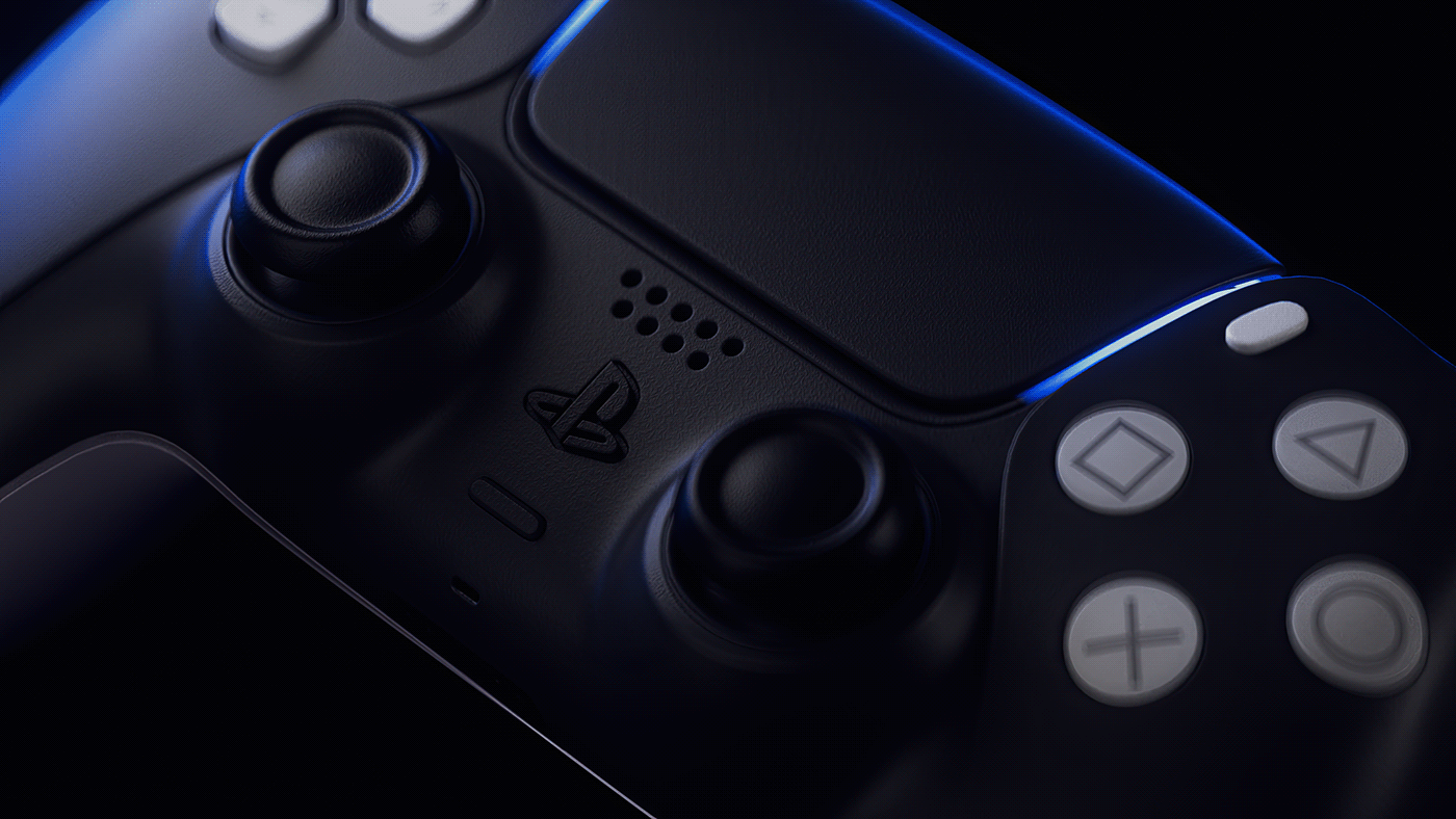 playstation Gaming Sony Render c4d redshift game visualization product design  Advertising 