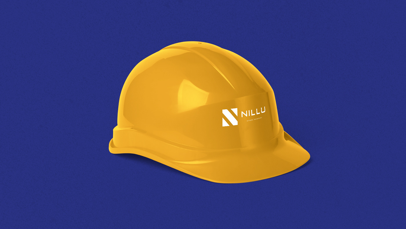 identidade visual Logotipo nillu serviços gerais