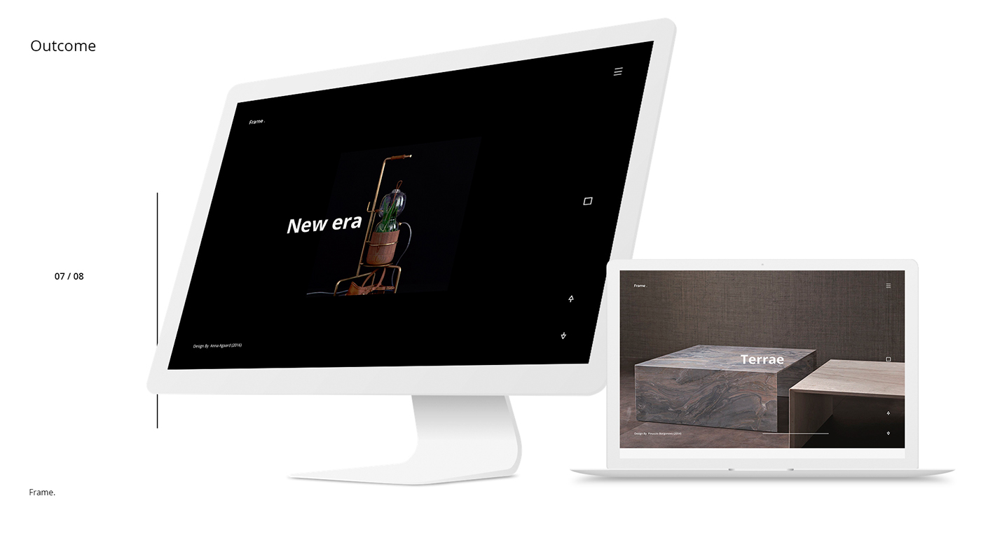 graphicdesign Interface architect designer furniture UI ux creative norway