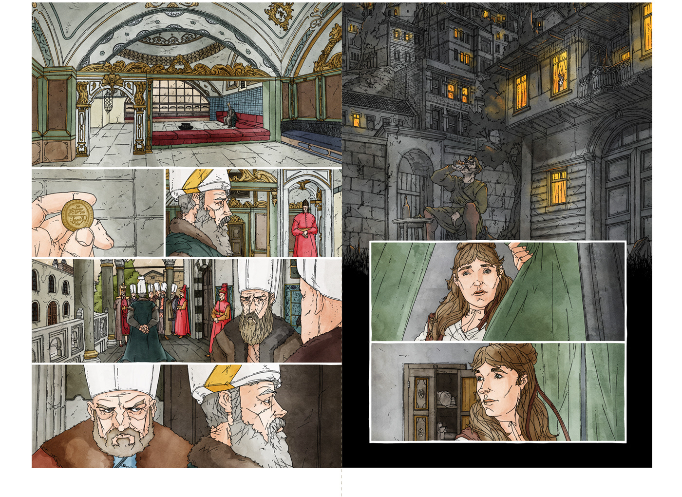 comic Graphic Novel ottoman istanbul