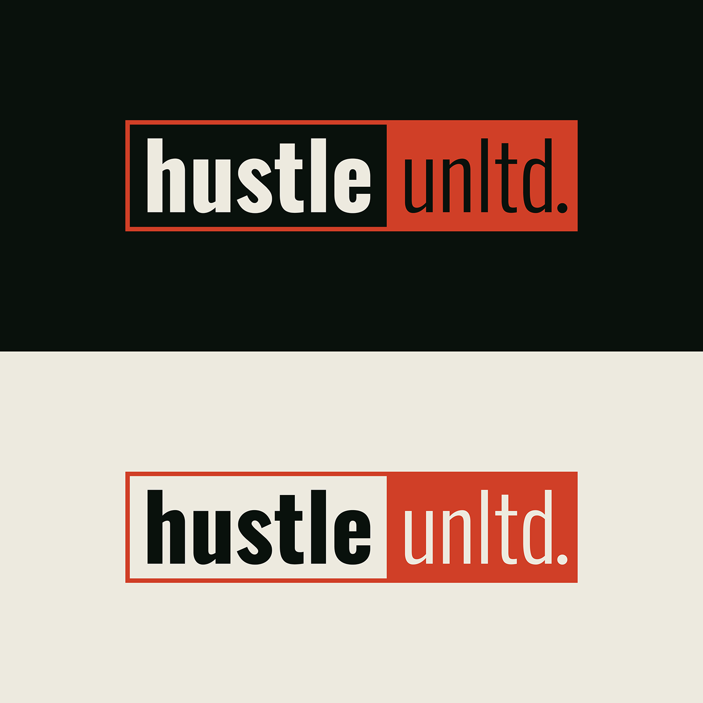 hustle unltd Creative allies Logo Design