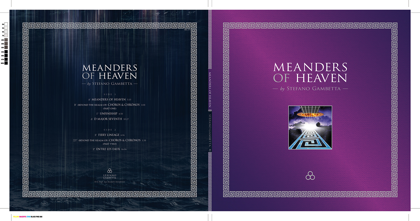 meanders heaven LP Gatefold cd Label Inlay Card Booklet Album Greece
