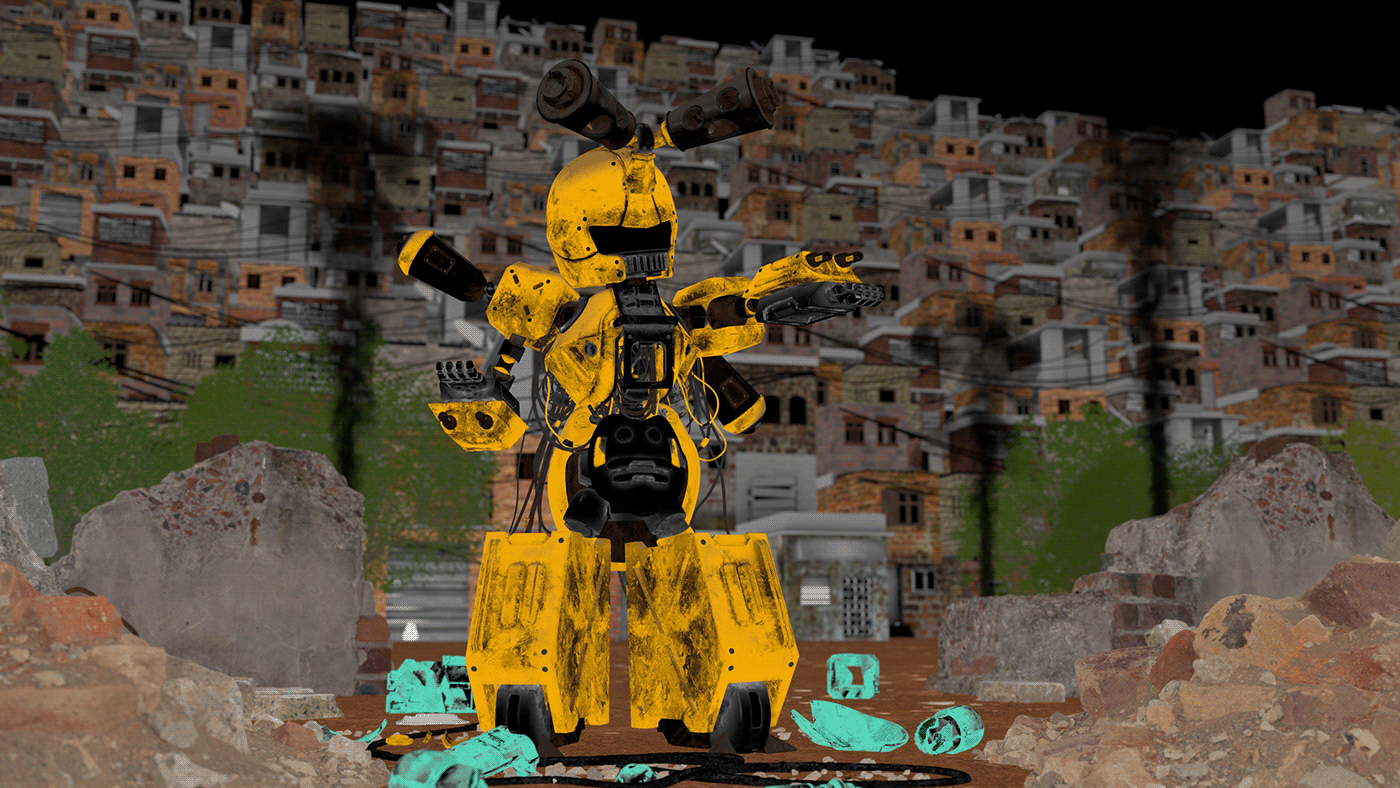 Cyberpunk HardSurface MEDABOTS robotic Scifi