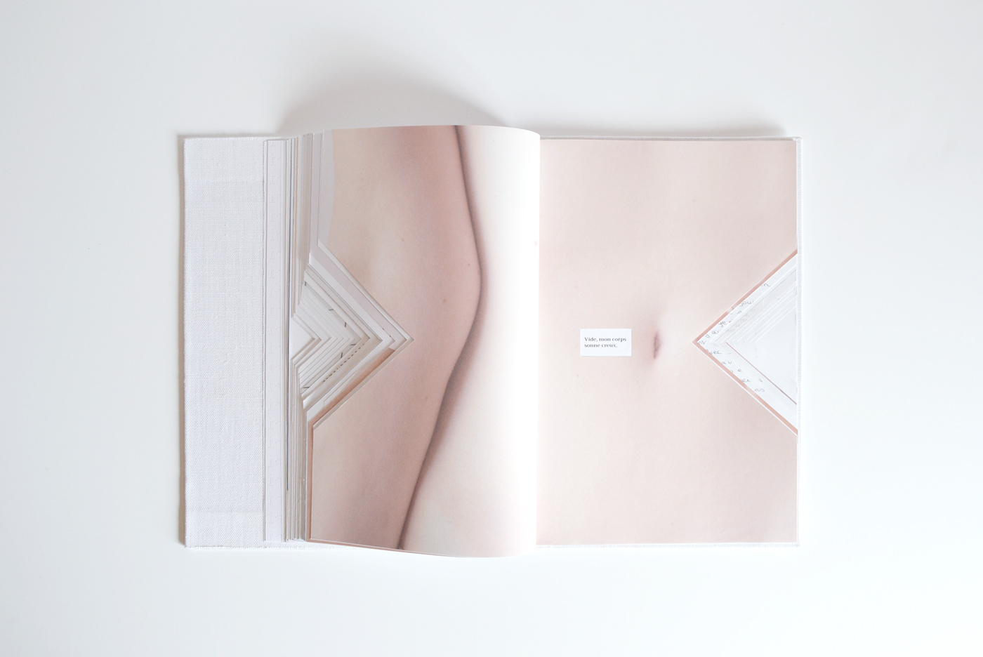 editorial book anorexia photo body diploma graphic design 
