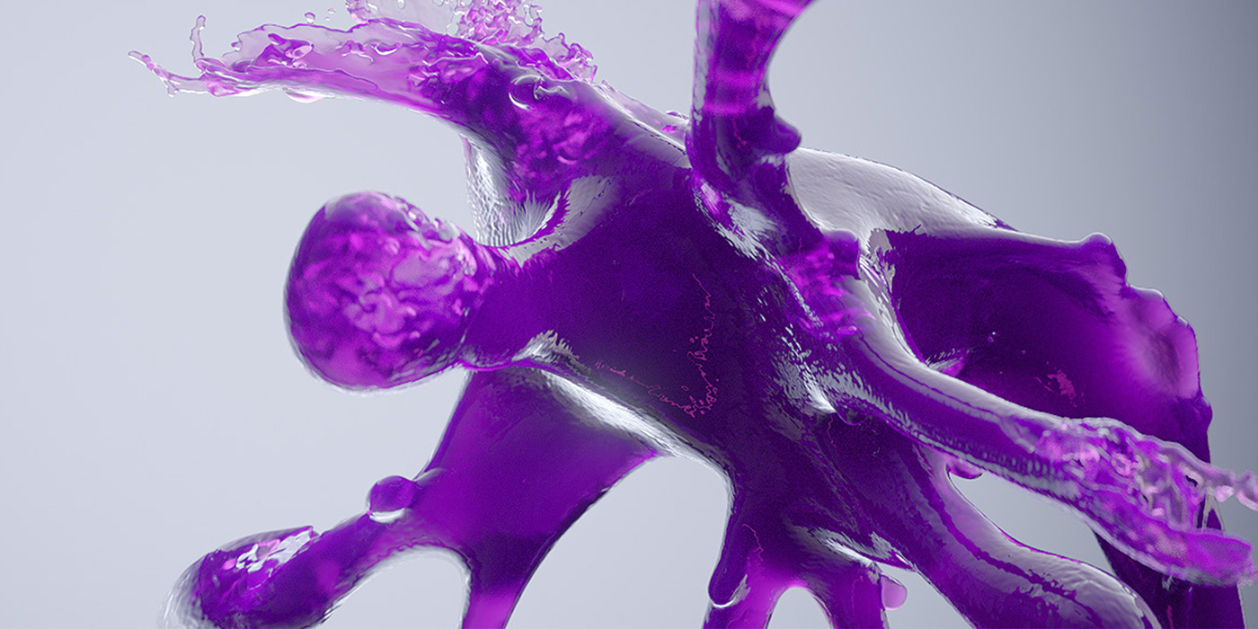 cancer CGI gel Health Liquid medicine motion product product launch purple