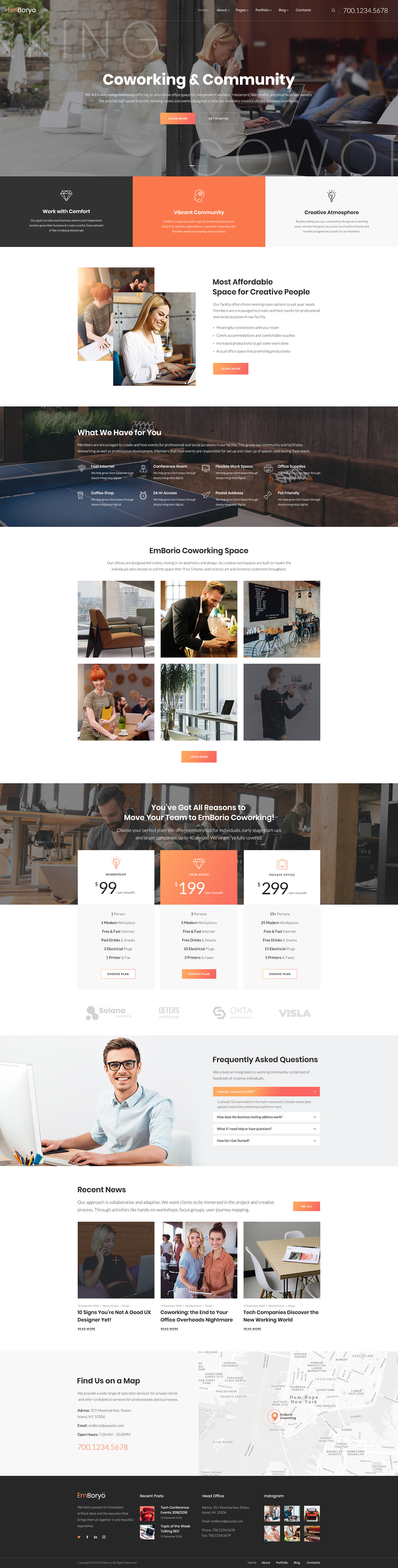 business creative agency srartup Webdesign UI ux modern Project