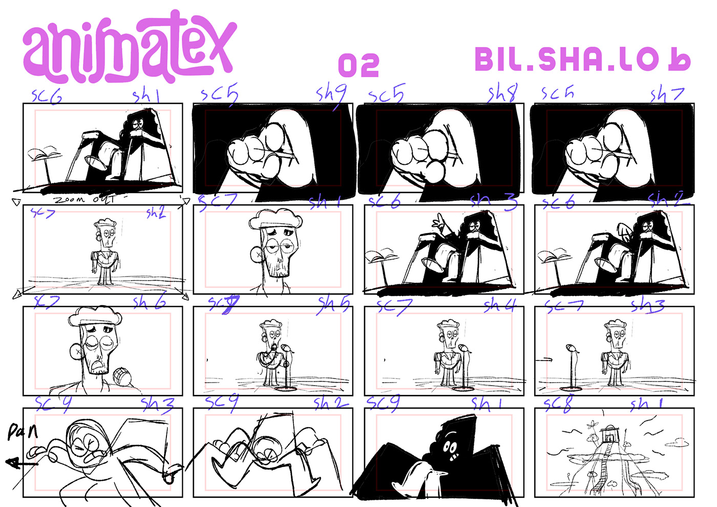 30sec animation  Animatix artwork challenge Character design  concept art storyboard