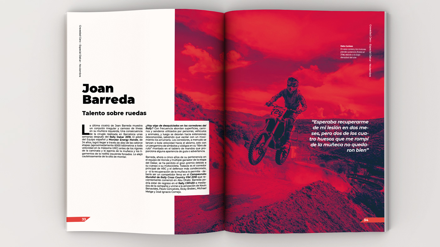 Deportes Diseño editorial diseño gráfico extremos gravedad cero parkour revista separata uade