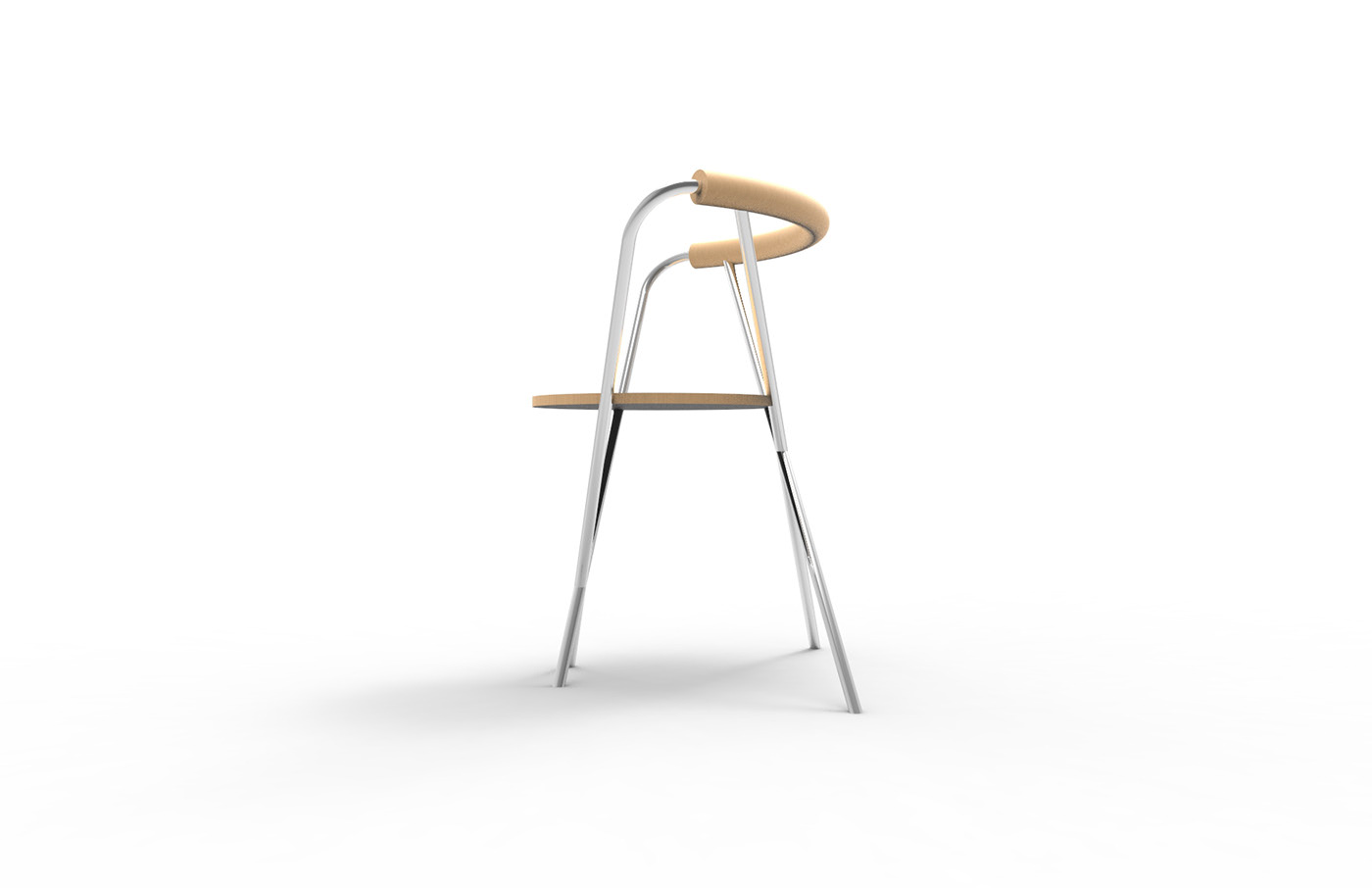 chair industrial design  tubular profile