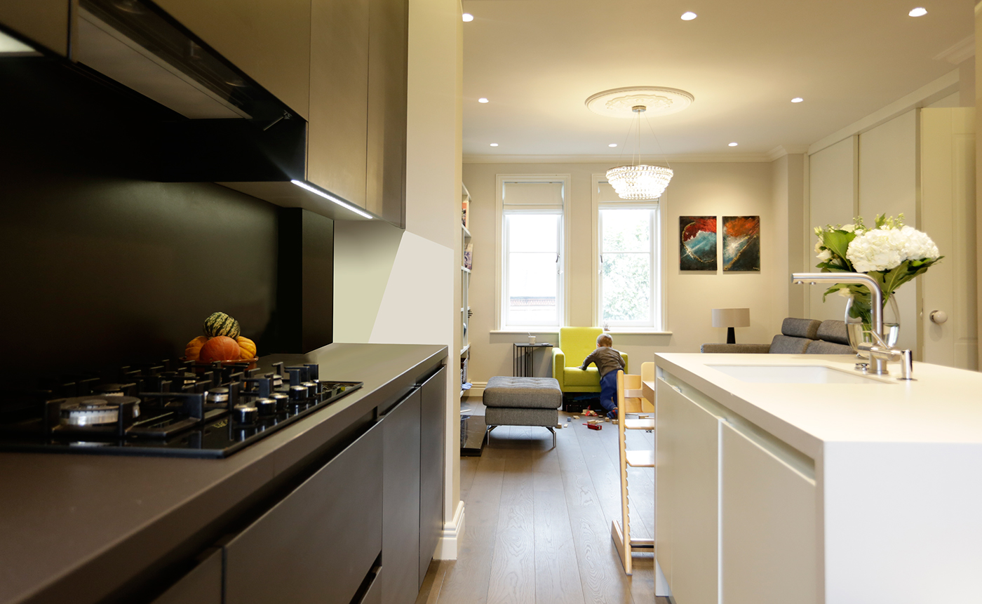 architecture interior design  design Joinery kitchen refurbishment London residential
