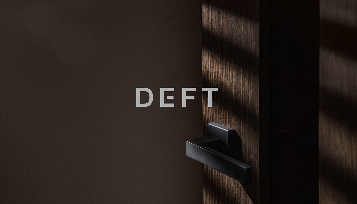 brand Doors furniture grey grid identity minimal typography   Interior Russia