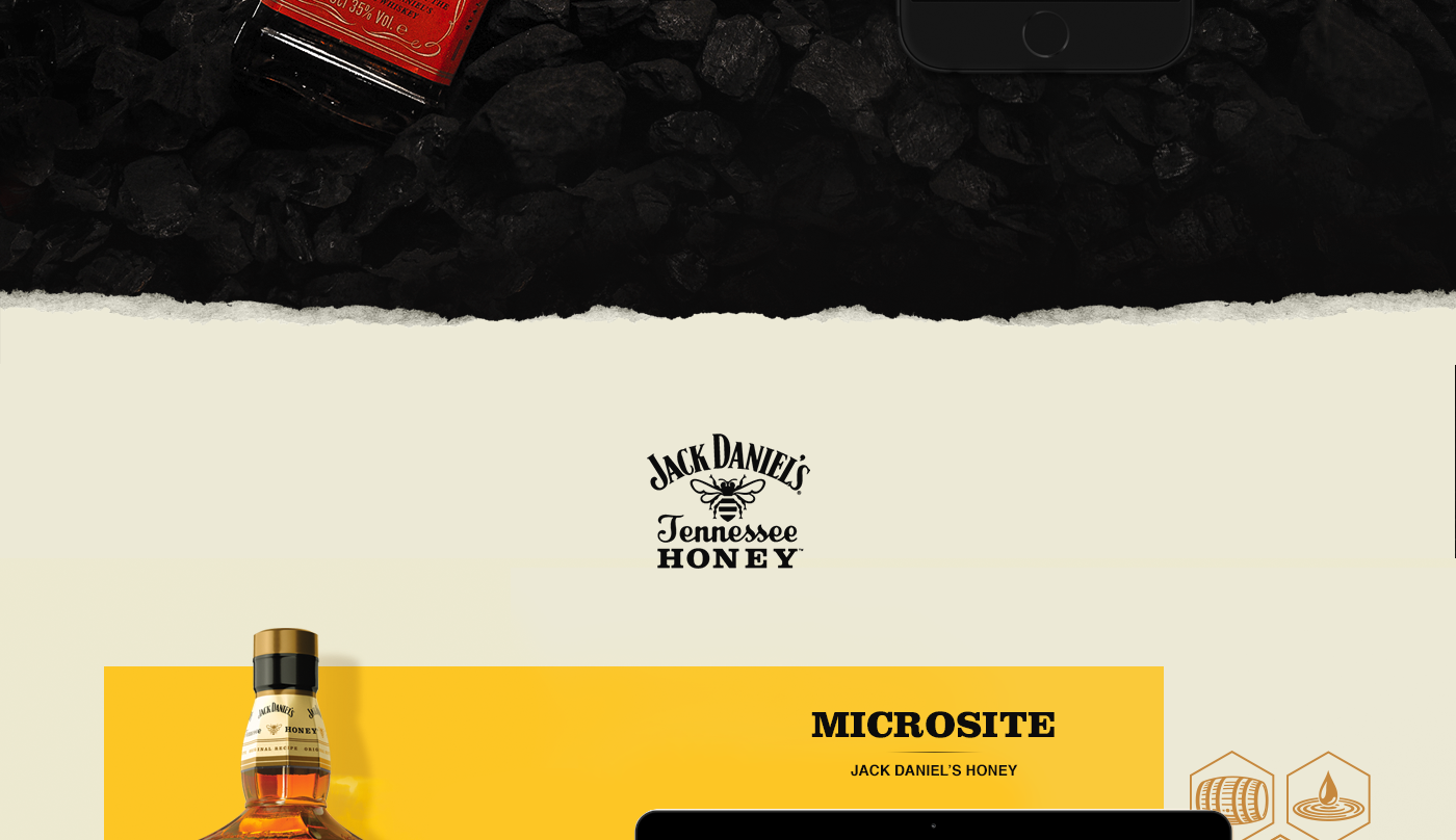 jack daniel's development design microsite online marketing banners marketing campaign motion design