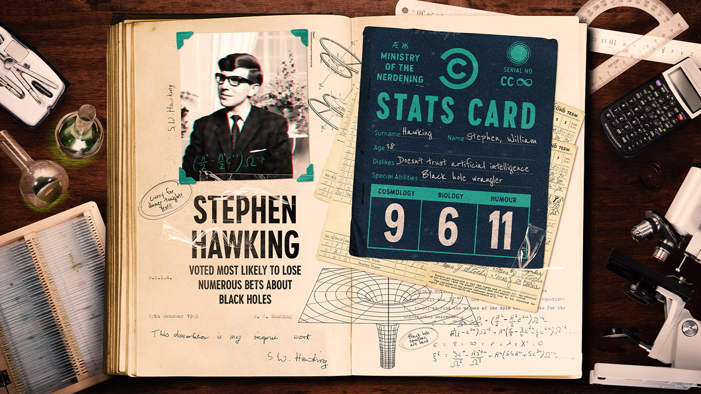 einstein geek Hawking nostalgic Retro scientific vintage young sheldon