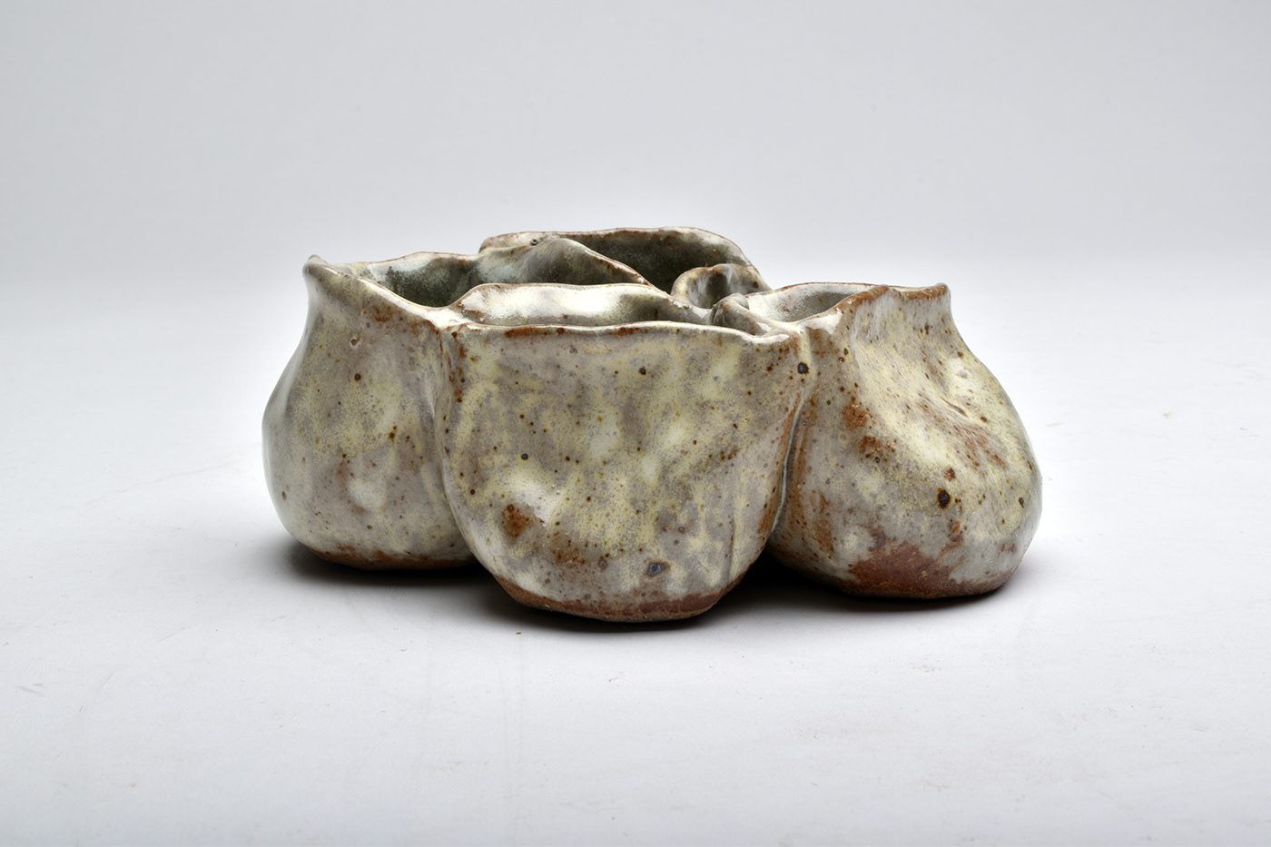 Lotus ceramics  pot decoration object