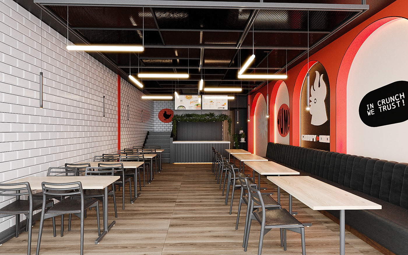 restaurant Food  brand identity archviz designrestaurant arquitectura interior design  corona 3ds max renderrealista