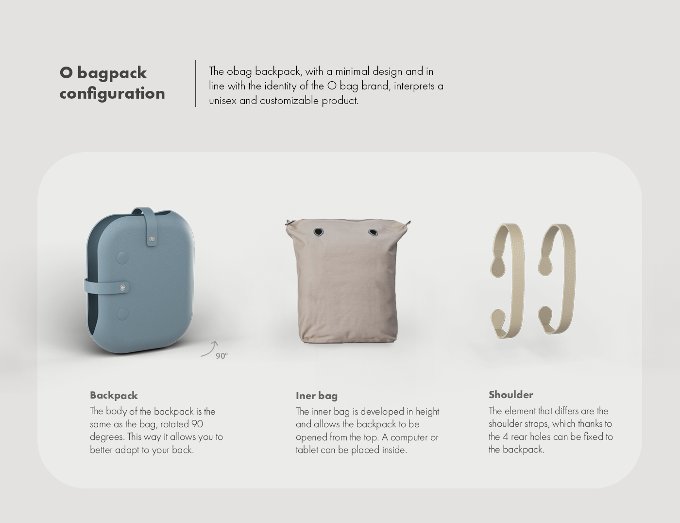 backpack bag design Fashion  O bag photoshop Rhino Travel trip vray