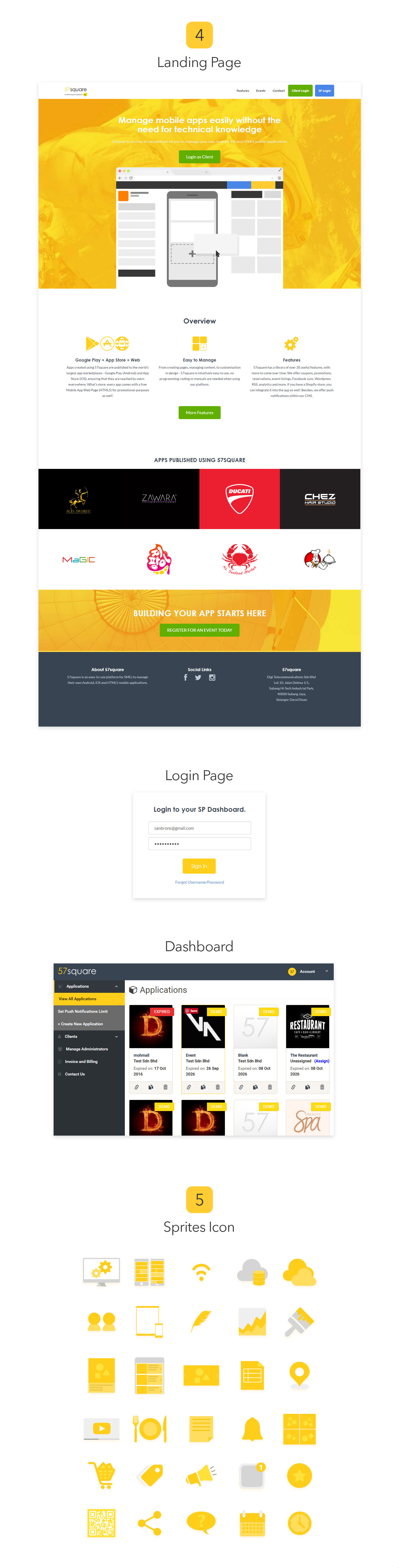 Platform Website design tools apps publish