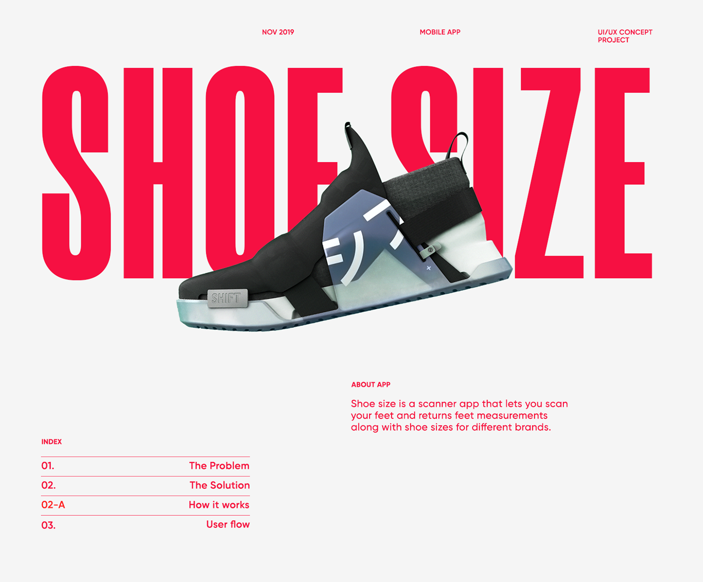 app feet shoe size Fashion  UI ux design