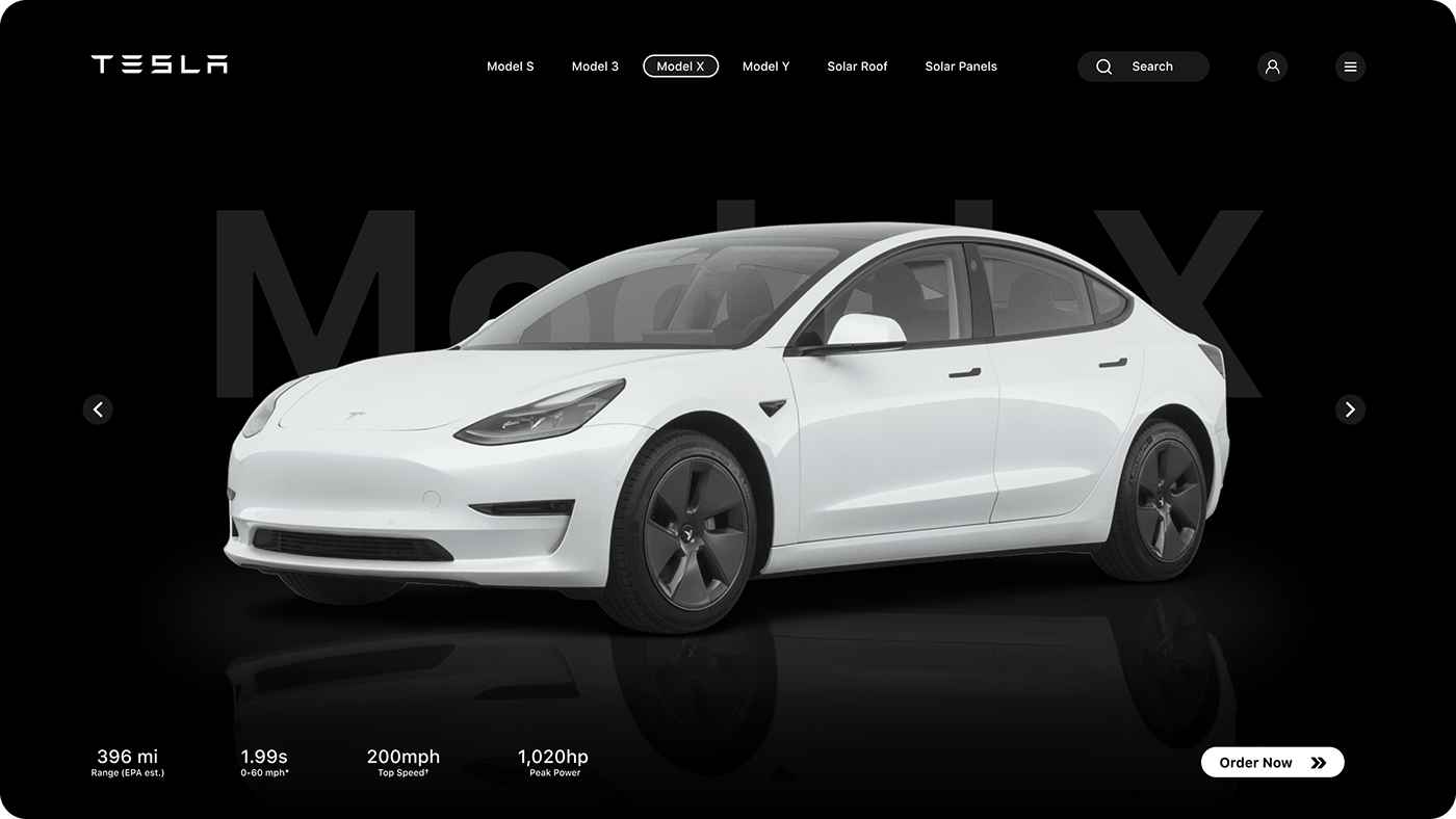 3D branding  car concept designer Figma inspiration landing page UI/UX Website